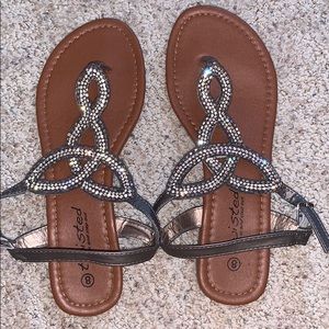 Silver Sandals
